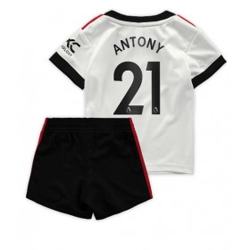 Baby Fußballbekleidung Manchester United Antony #21 Auswärtstrikot 2022-23 Kurzarm (+ kurze hosen)